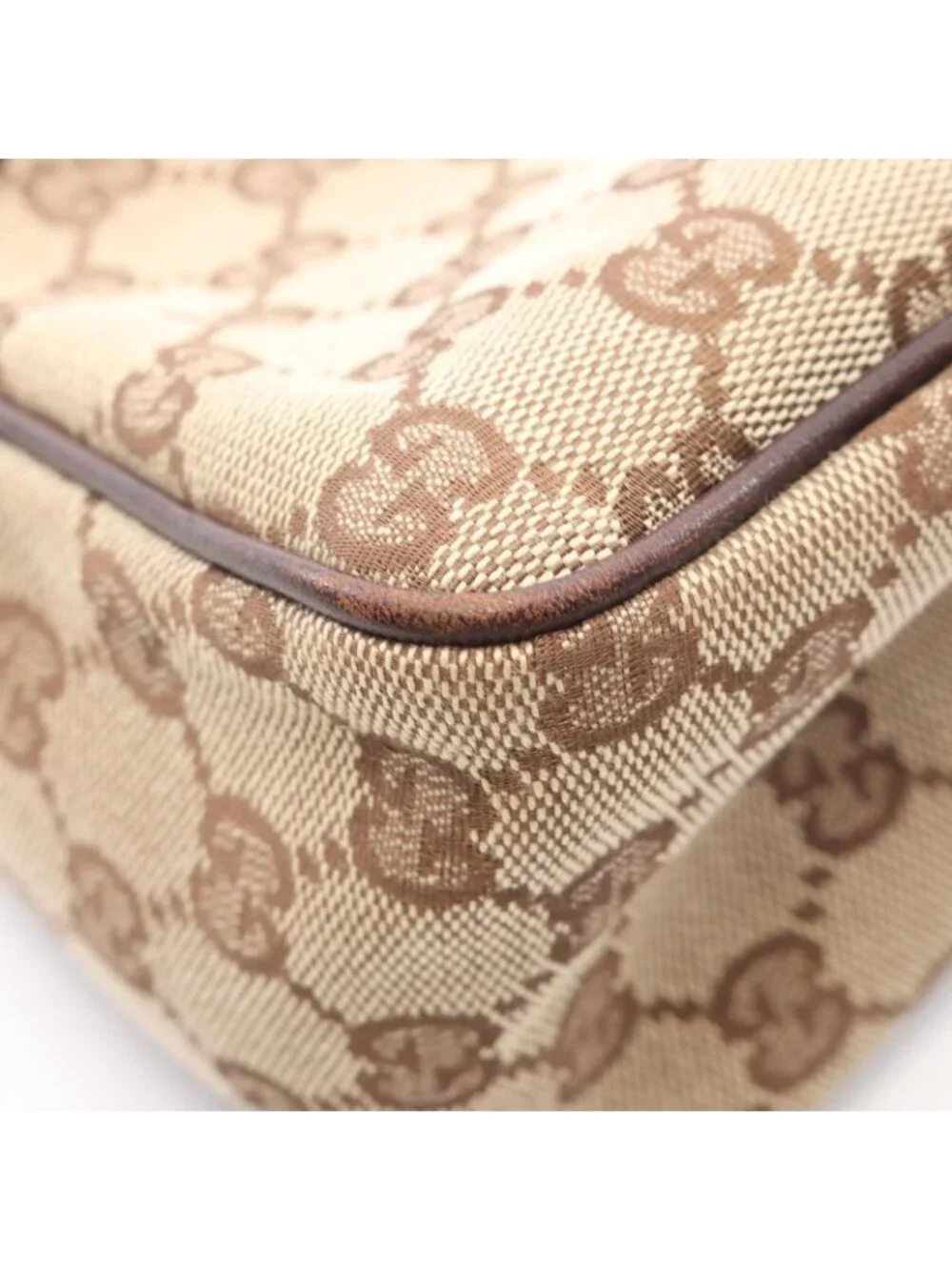 Gucci Handbag GG Canvas Beige Brown Accessory Sally Pouch